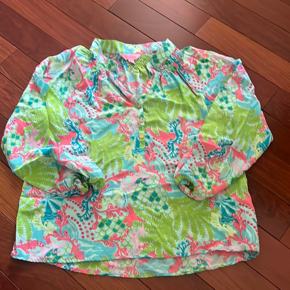 Vibrant Lilly Pulitzer top